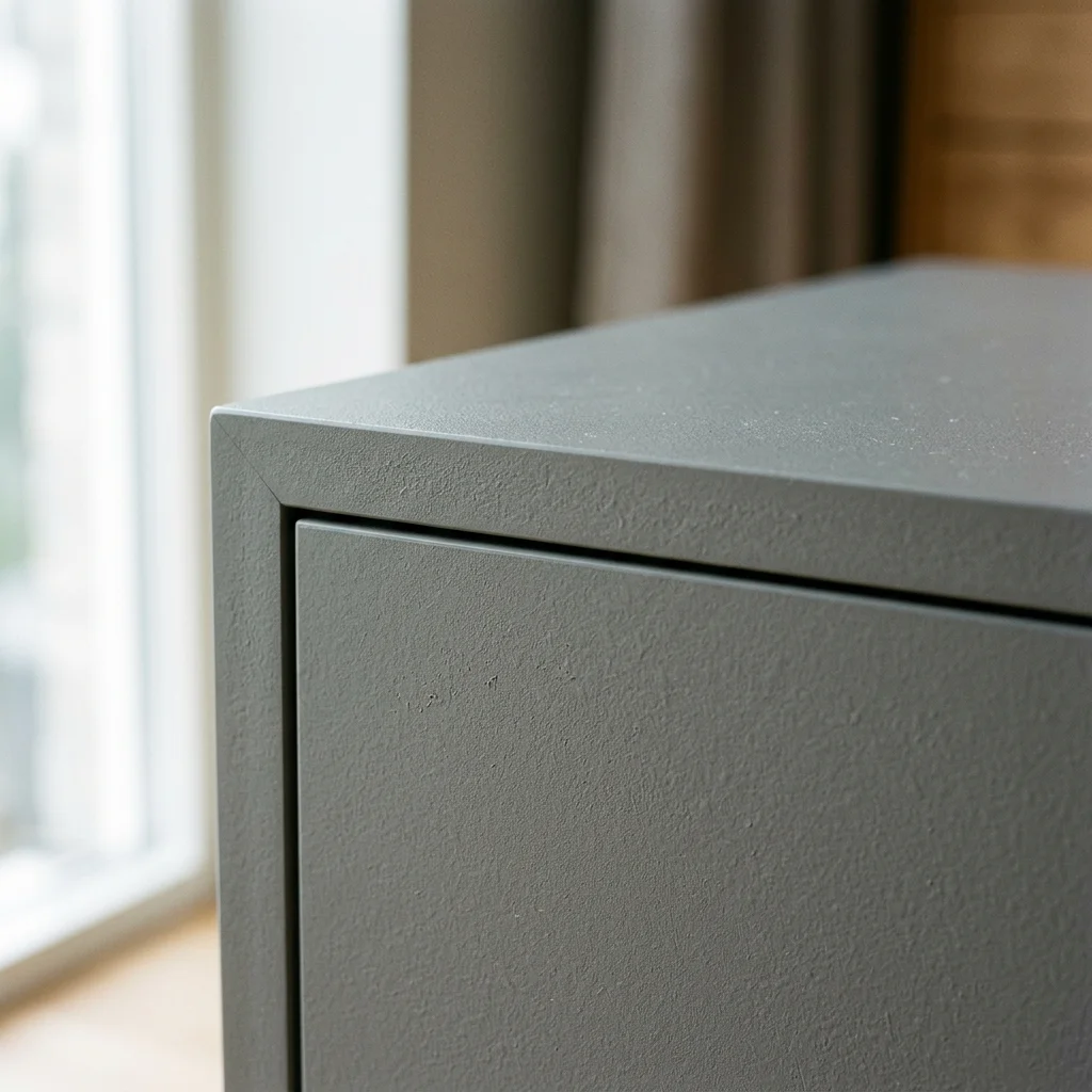 Chapa de MDF espessa com fita de borda invisível